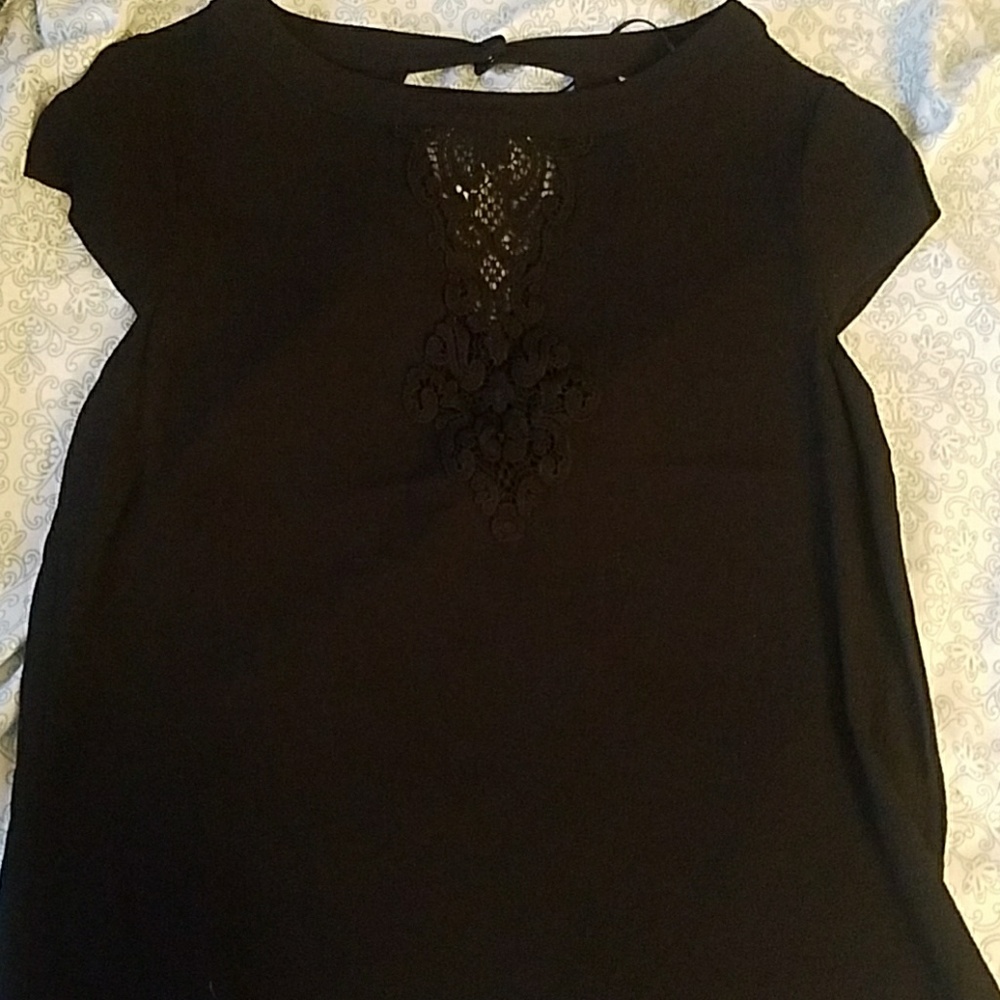 Beautiful LC Lauren Conrad black blouse